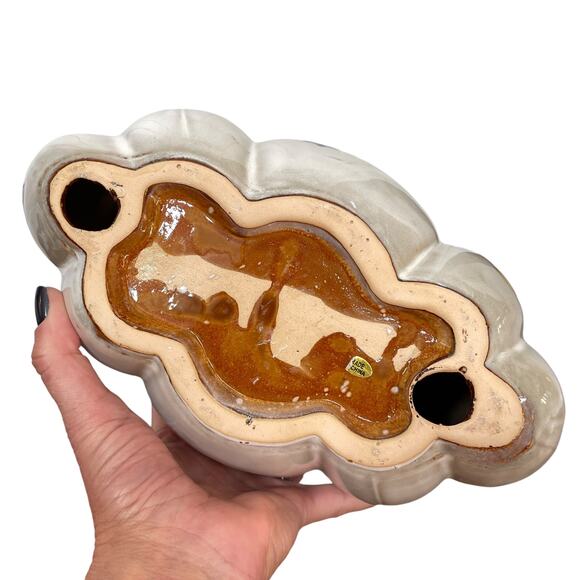 Ceramic Polka Dot Pumpkin White Multi Color Decor Fall Halloween Autumn READ - Picture 5 of 15